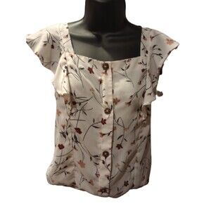 Sienna Sky Woman's Size XSmall Floral Blouse